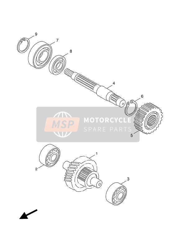 931022580400, Joint Spy, Yamaha, 0